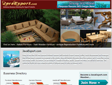Tablet Screenshot of javaexport.com